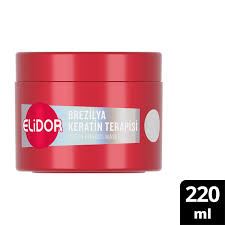 Elidor Brezilya Keratin Terapisi Yoğun Onarıcı Maske %5 Keratin Düz Saç Kompleksi 220 ml
