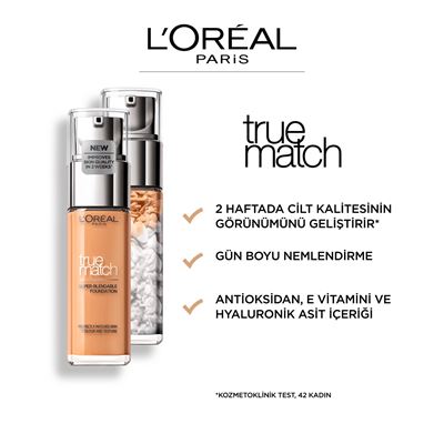 Loreal Paris True Match Fondöten - 1N Ivory