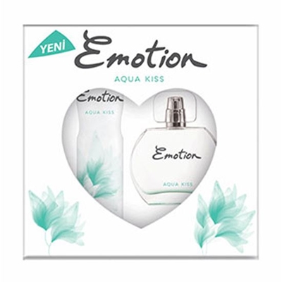 Emotion Parfüm 50ml+150ml Deodorant Aqua Kıss Kadın Parfüm Set