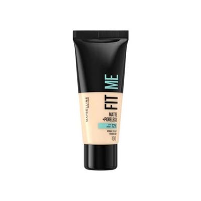 Maybelline Fit Me Matte + Poreless Foundation 100 Warm Ivory 30 Ml