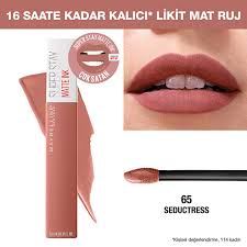 Maybelline New York Super Stay Matte Ink Likit Mat Ruj 65 