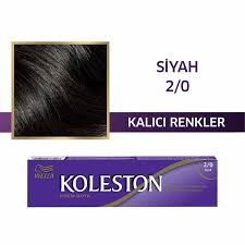 Koleston Wella Krem Tüp Saç Boyası 2/0 Siyah