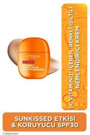 Loreal Paris Revitalift Clinical C Vitamini İçeren Renkli Işıltılı SPF30 Nemlendirici Yüz Güneş Kremi 40 ml