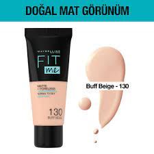Fit Me Matte + Poreless Foundation 130 Buff Beige 30 Ml