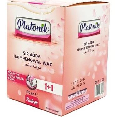 Platonik Cezve Ağda 1+1 Pudralı 190 Gr
